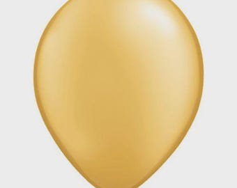 Gold Qualatex Balloons, Balloon Clusters, Balloon Garland, Discounted Balloons