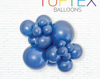 Navy Tuftex Balloons, Balloon Clusters, Balloon Garland, Tuftex Balloons