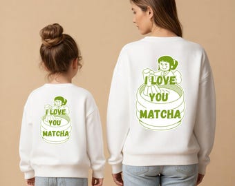 Matching outfit, mom and child outfit, mini me outfit, partner look sweatshirt, partner look family, oversized matching sweater for mom baby