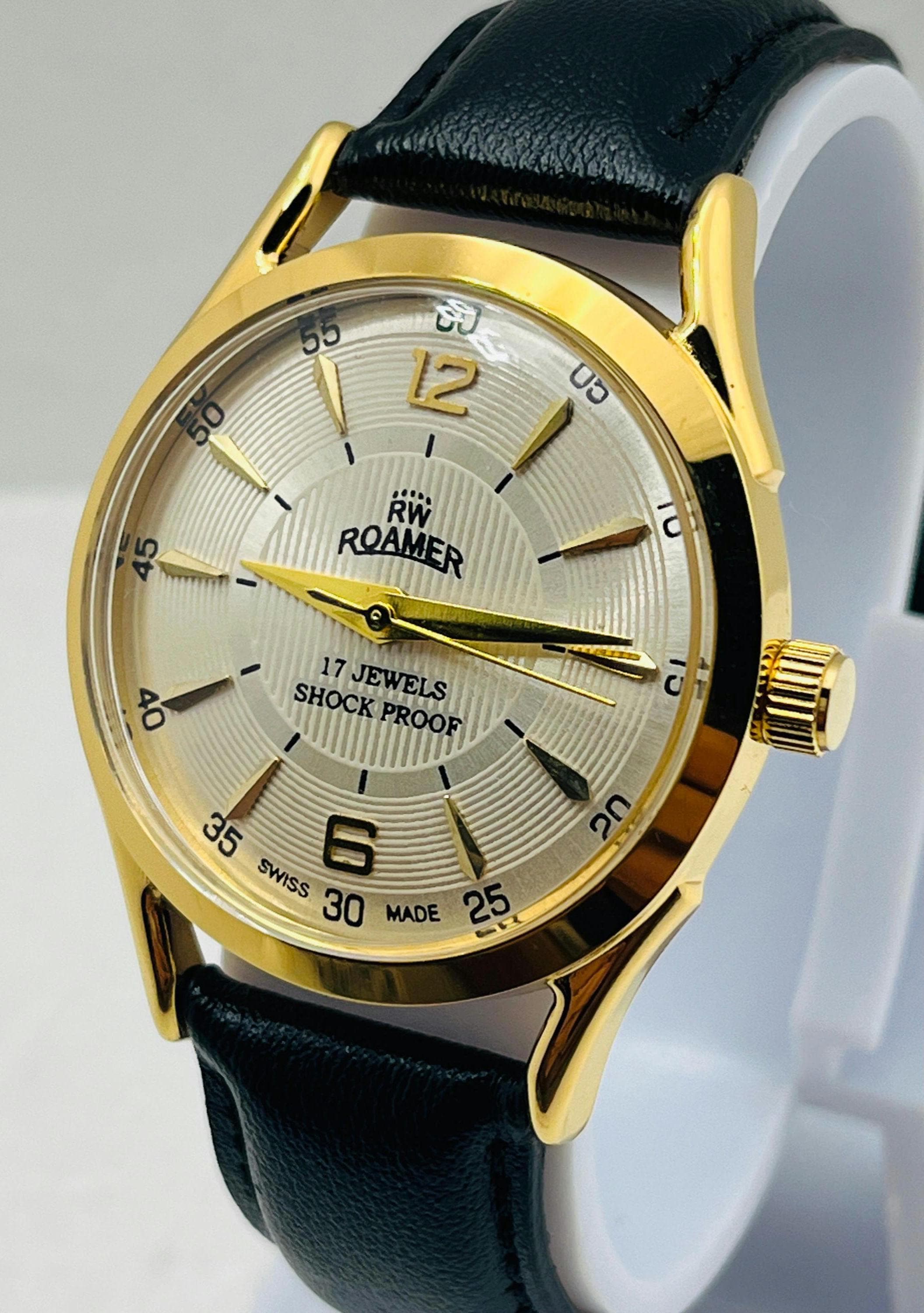 ROAMER 手巻き　腕時計 機械式　17 JEWELS 17 jewels roamer - Etsy 日本