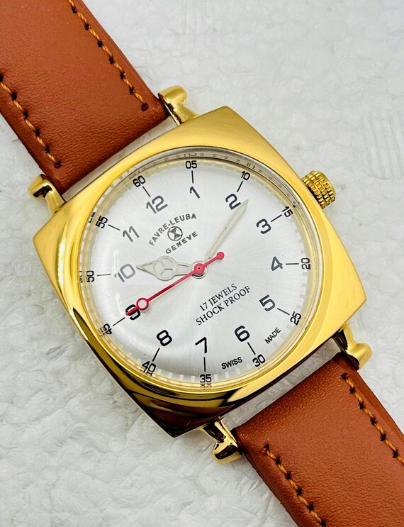 Vintage Refurbished Favre Leuba GENÈVE Mechanical Wat… - Gem