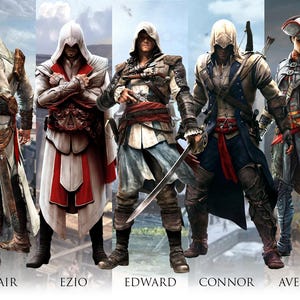 Pacchetto STL di Assassini Storici / Figure e busti di eroi stampati in 3D (download digitale)