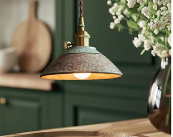 Ceramic Pendant Light, Clay Pendant Light, Ceramic Light, Pendant Lamp Shade, Pendant Light, Hanging Lamp, Pendant Lighting, Lampshade