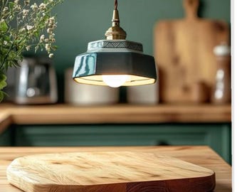 Ceramic Pendant Light, Clay Pendant Light, Ceramic Light, Pendant Lamp Shade, Pendant Light, Hanging Lamp, Pendant Lighting, Lampshade
