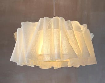 Linen Lampshade, Lampshade, Pendant Light, Hanging Lamp, Ceiling Light, Pendant Lighting, Chandelier, Chandelier Lighting, Home decor