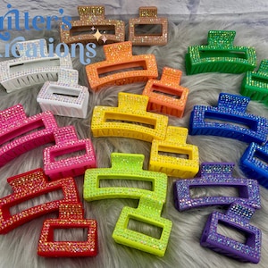 Rhinestone Bling Bedazzled Claw Clip Hair Clip Kritters Kreations