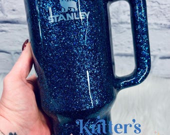 Custom Glitter 40oz Stanley Tumbler Kritters Kreations