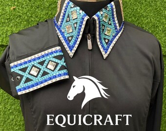 Western Show Shirt | Rodeo Shirt Women | Cowgirl Show Clothing | Equestrian Apparel