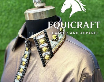 Western Show Shirt | Rodeo Shirt Women | Cowgirl Show Clothing | Equestrian Apparel