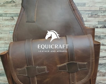 Selle D'emballage Sawbuck Entièrement Gréée, Toile Et Cuir, Pour Mulet Ou Cheval De Trail - 17 Pouces, Neuve