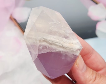 Lavender Fluorite Freeform Crystal - A Beautiful Piece for Healing and Meditation