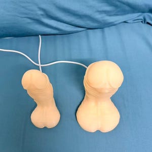 Funny Penis Lamp - Adult Gag Gift - Naughty LED Desk Light - Rude White Elephant Christmas Gift - 3D Printed Penis Statue - Hilarious Prank image 6