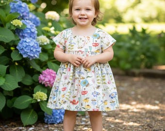 white christmas dresses Acid Wash Organic Cotton Dress main image 0