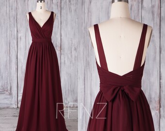 burgundy cheap bridesmaid dresses