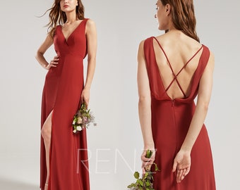 rusty rose bridesmaid dresses