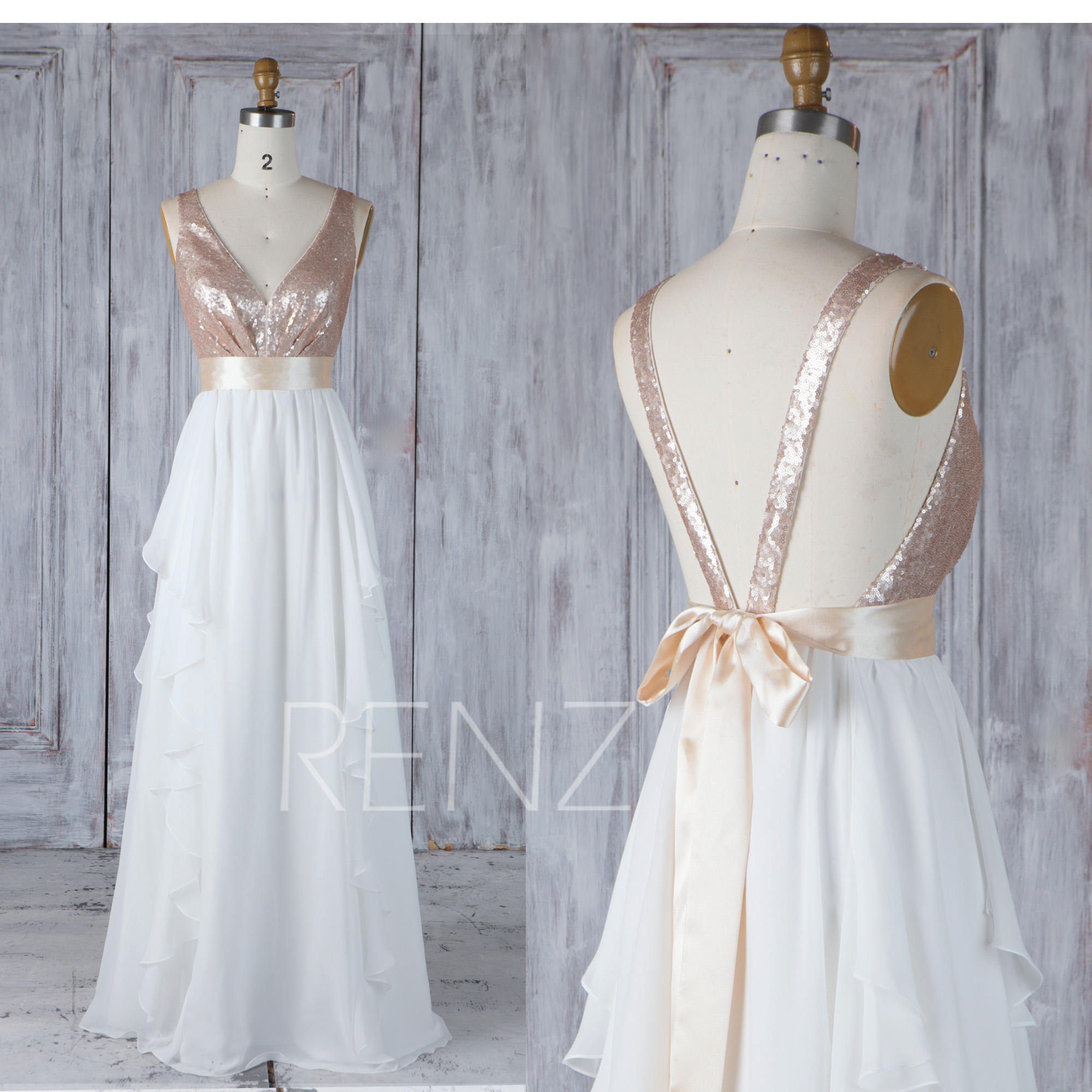 Tan Bridesmaid Dresses