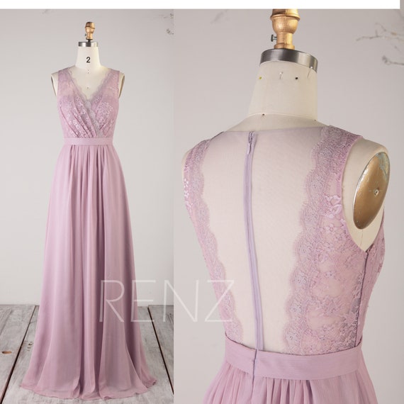 lavender chiffon dress