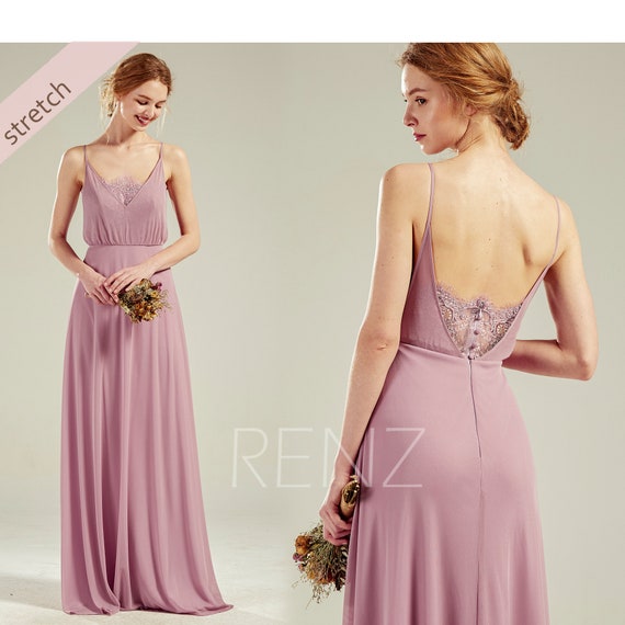 mauve bridesmaid