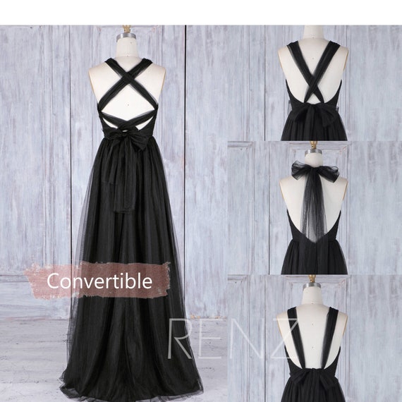 infinity gown black