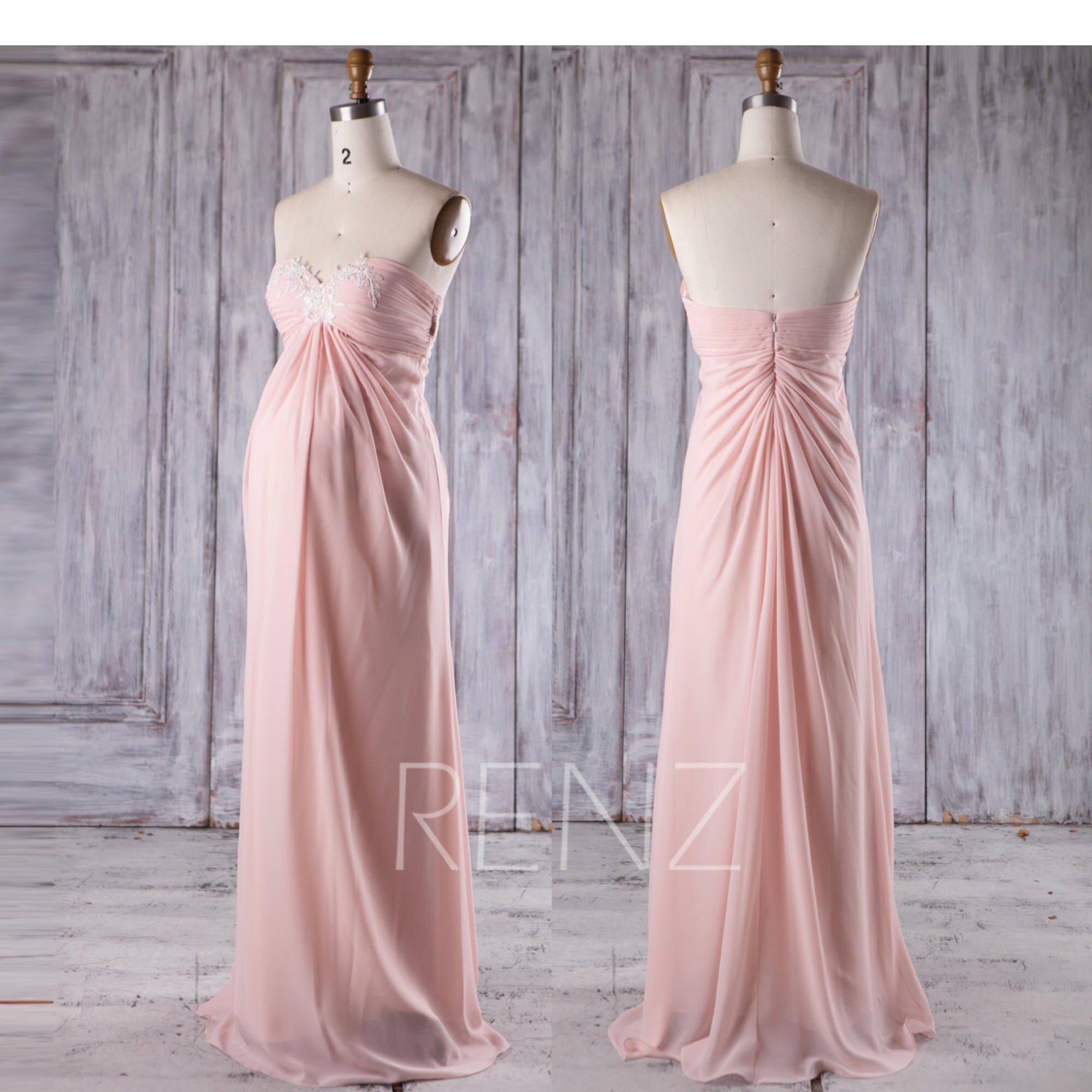 peach maternity bridesmaid dresses