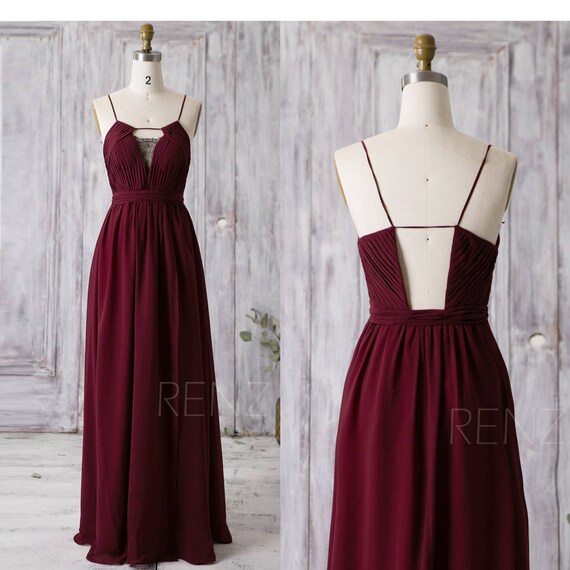 Chiffon Black Bridesmaid Dresses