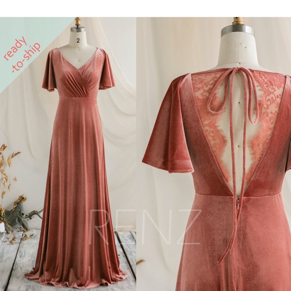 english rose velvet dress