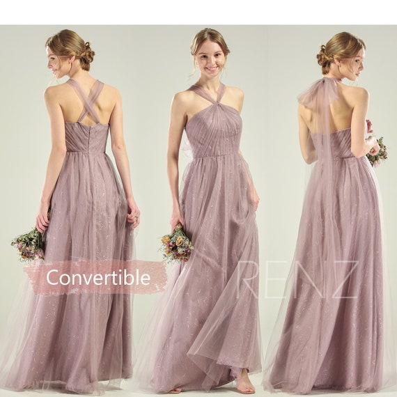 mauve multiway bridesmaid dress