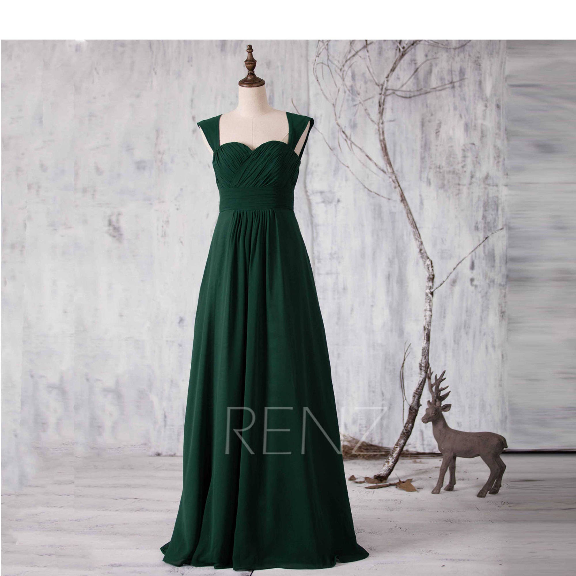 Forest Green Prom Dress