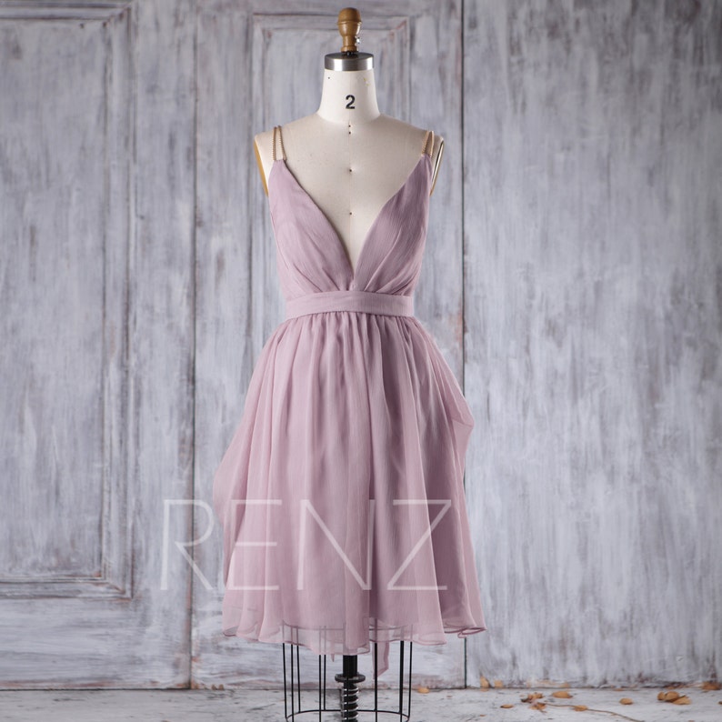 Lavender Chiffon Maxi Dress