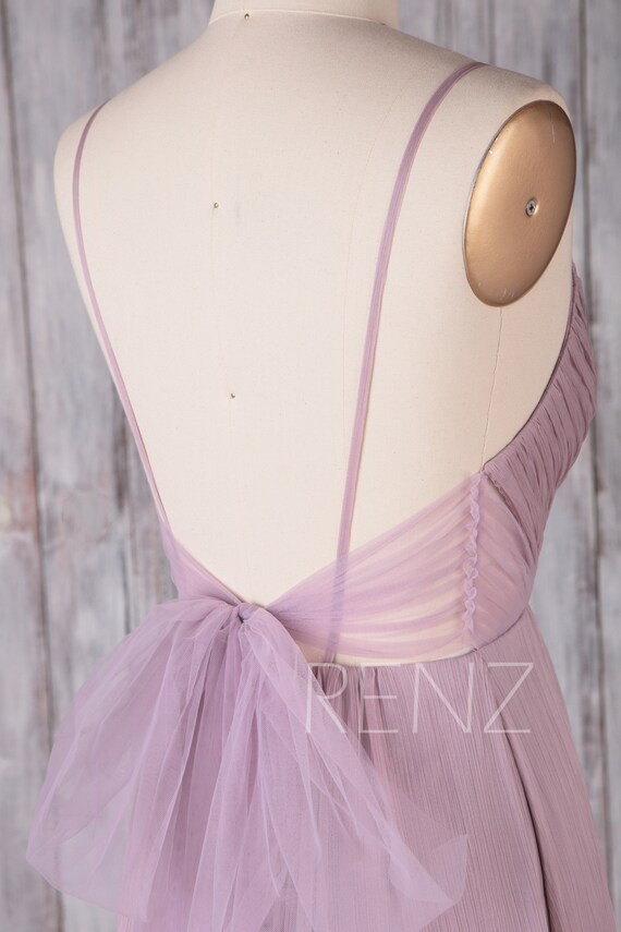 peach and lilac bridesmaid dresses