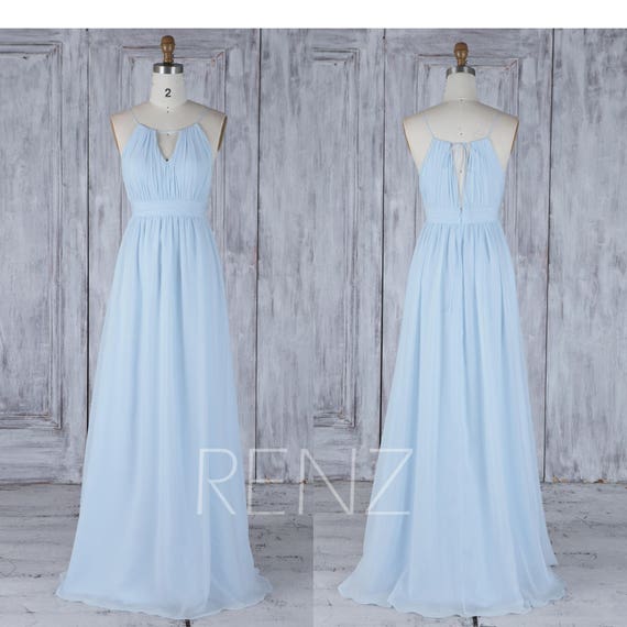 maxi dress light blue