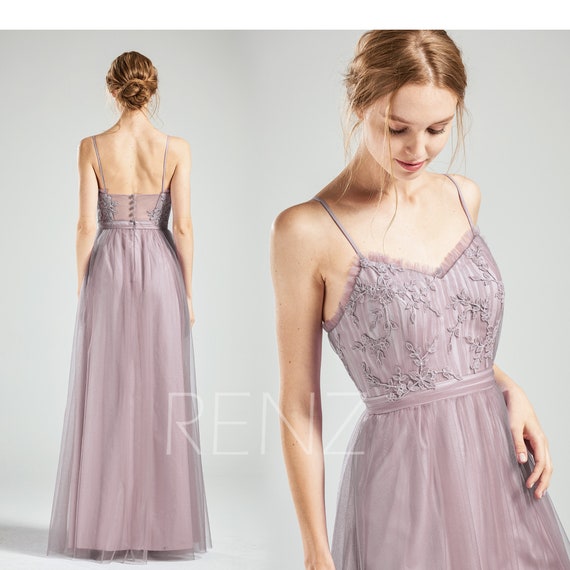dark mauve prom dress