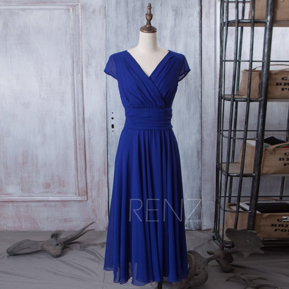 long sleeve royal blue bridesmaid dresses