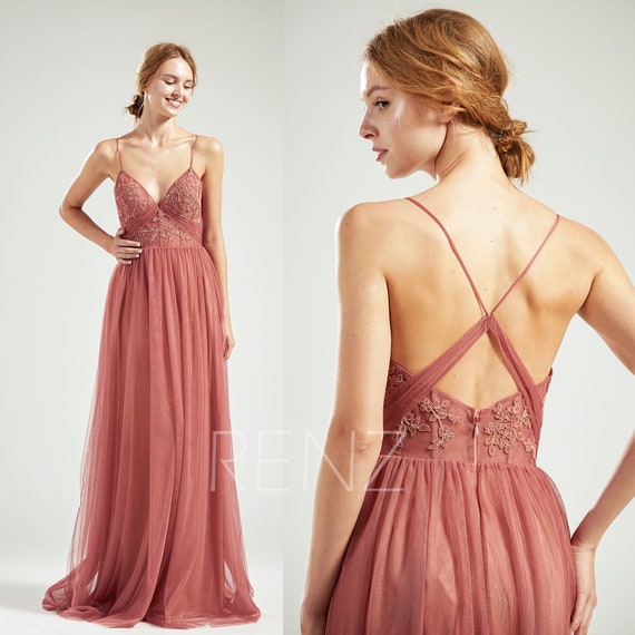 rust rose bridesmaid dresses