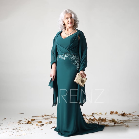 emerald green dress for mother of the bride
