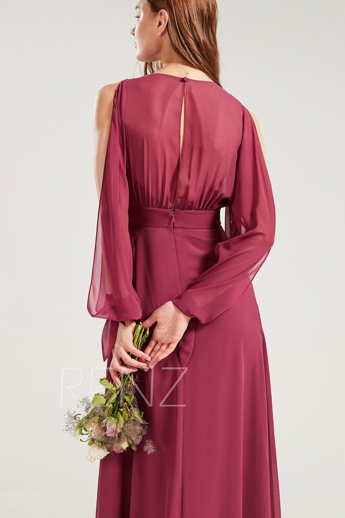 canyon rose color bridesmaid dresses