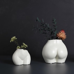 Female Lower Body Shaped Planter, Body Sculpture Decor, Butt Plant Holder, Booty Flower Pot Holder, Cheeky Butt Planter