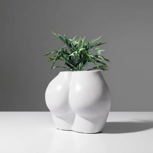 Maceta de resina para glúteos, escultura corporal, maceta para la parte inferior del cuerpo, maceta para glúteos, maceta para glúteos, maceta para glúteos