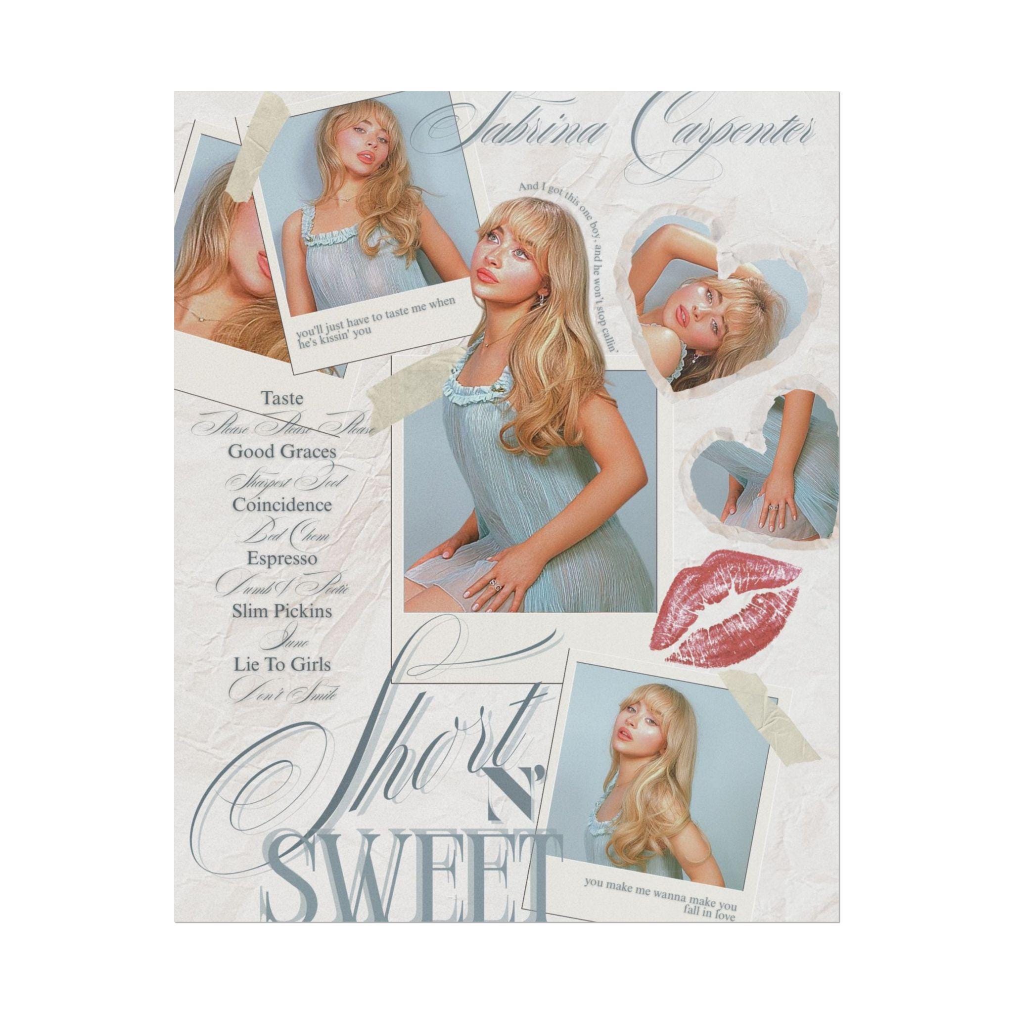 Sabrina carpenter poster short and sweet - Etsy 日本