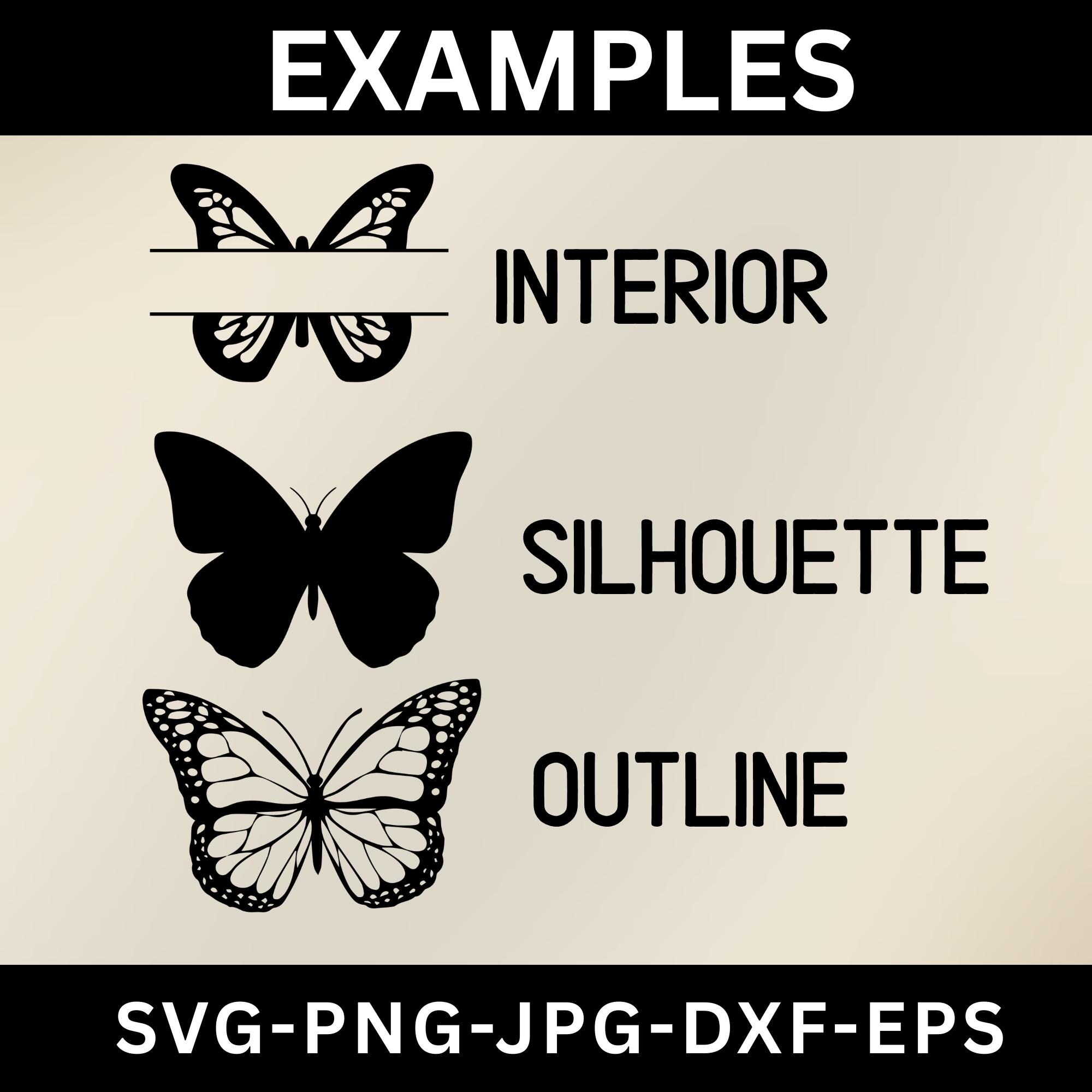 Butterfly SVG Bundle, Layered Cut Files (digital Download) - Etsy