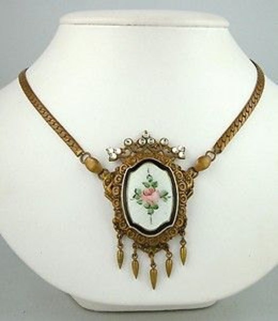 Edwardian Guilloche Necklace