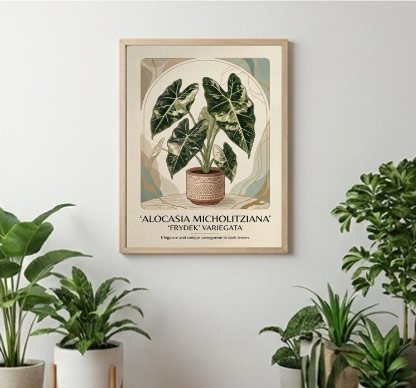 Alocasia variegated frydek - Etsy 日本 Alocasia variegated frydek - Etsy 日本