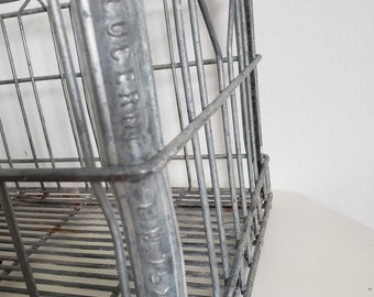 Rare Vintage Metal Wire Lucerne Milkcrate/1968 - Etsy
