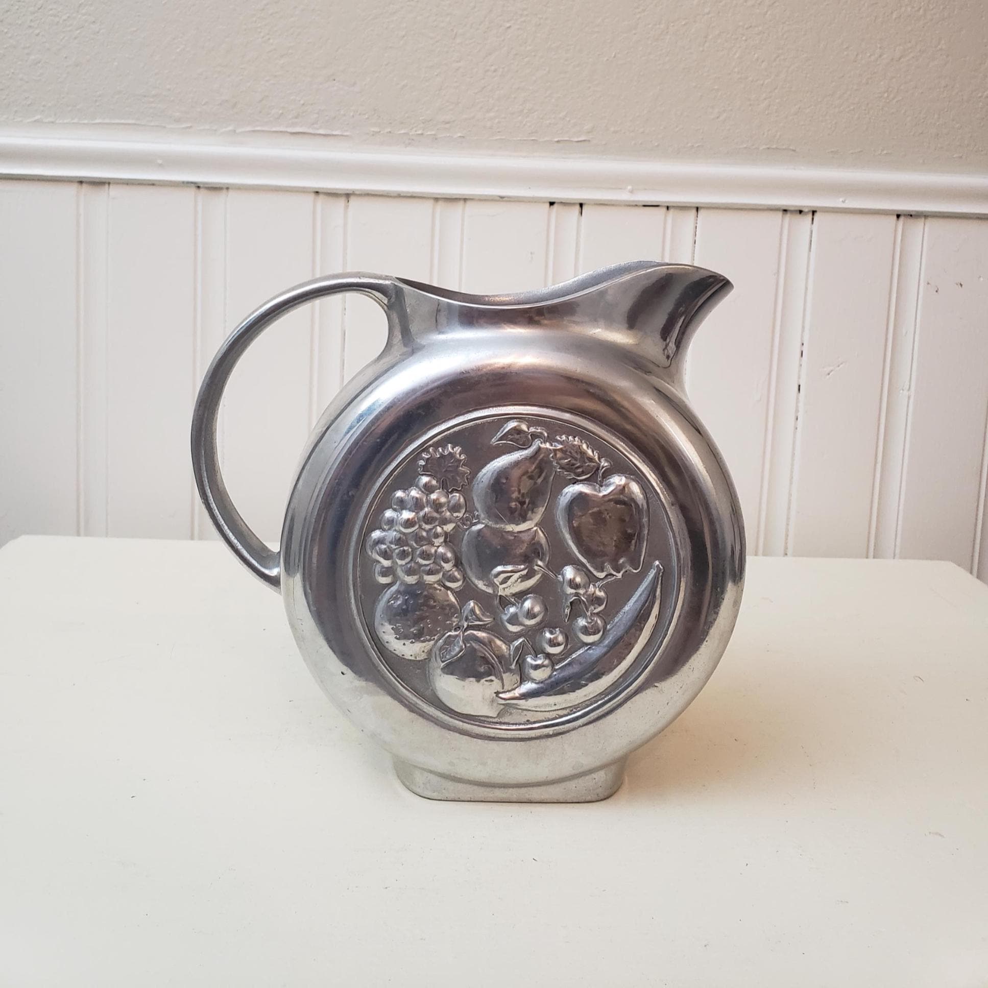 Antique Pewter Water Pitchers - Etsy