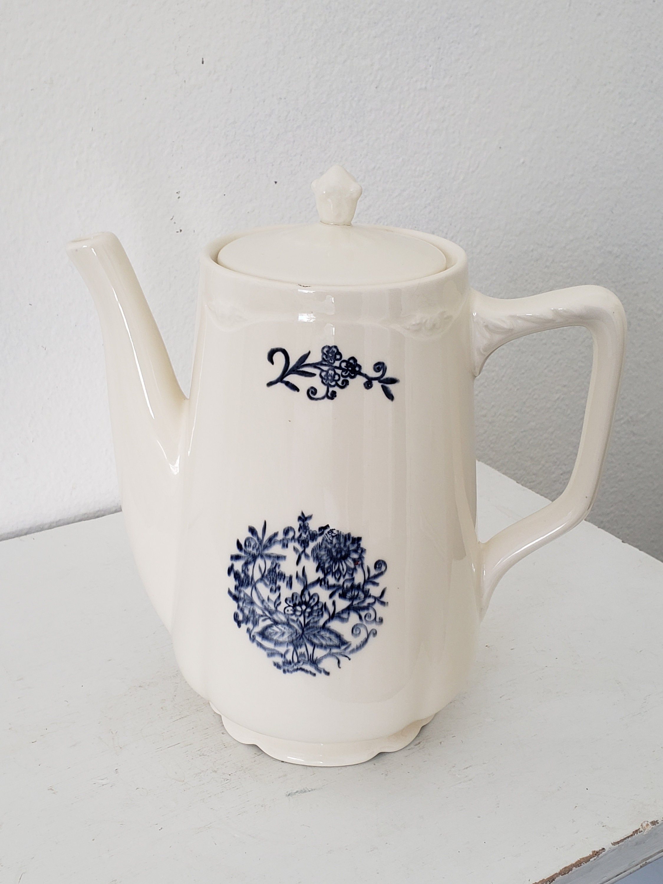 デルフト　クリームポット Vintage DELFT Cow Creamer Handpainted DELFT'S BLUE White