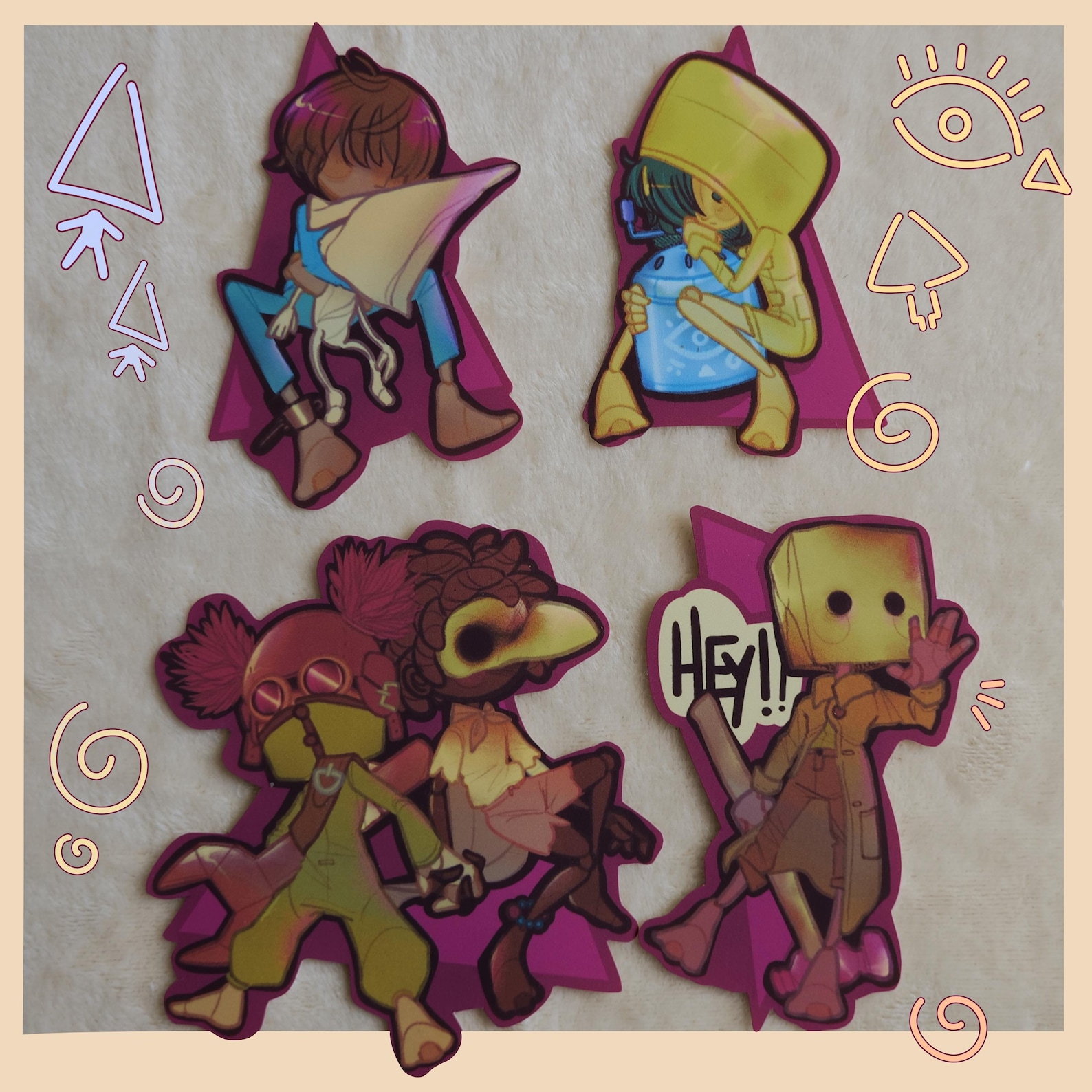 Tiny Nightmares Stickers - Etsy