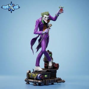 Joker comic villain STL supported version