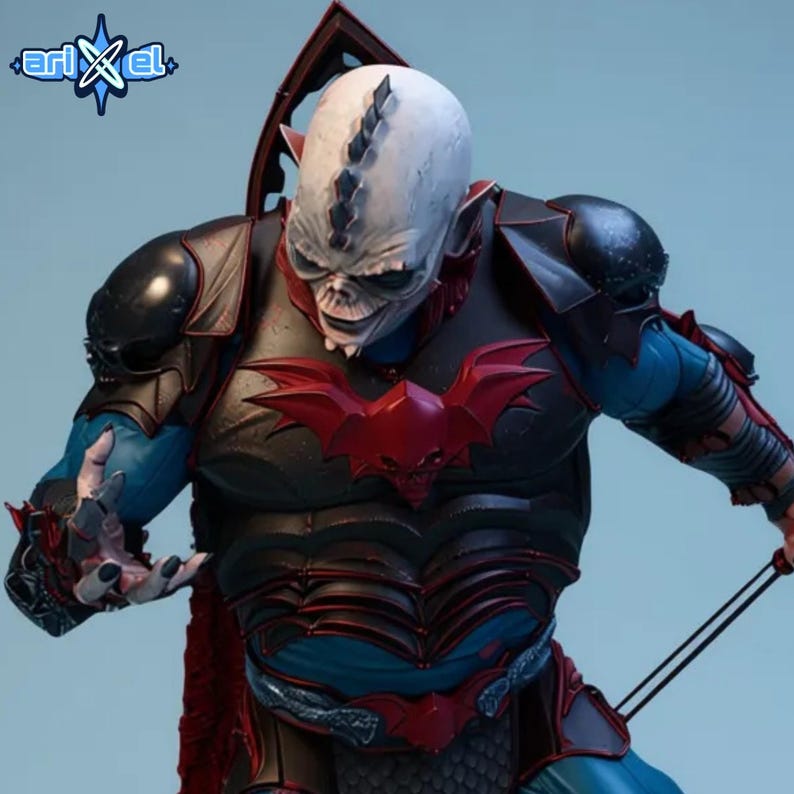 Dark Skull Overlord STL 1:6 Scale – Evil Warlord Fantasy Statue 3D ...