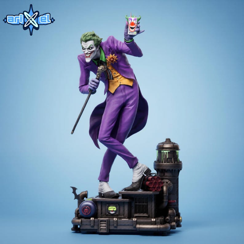 Joker STL 1:6 scale DC comic villain statue