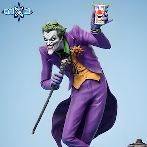 Joker 3D print model purple suit villain STL